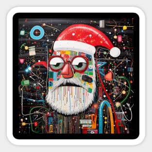 Santa Claus & Cyberpunk 10 Sticker